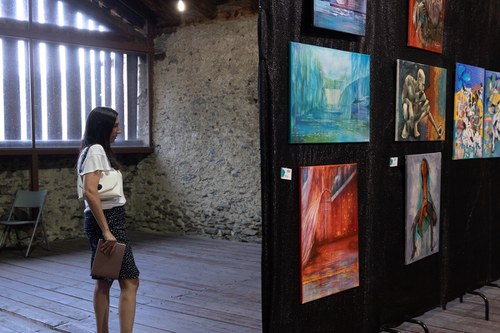 Exposició 8è ARTCAMP Andorra "Colors per al Planeta"