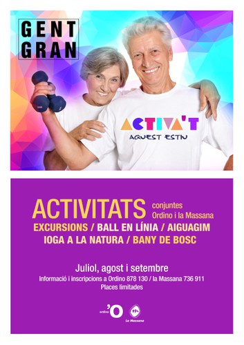 Activa't Aquest Estiu, activitats per a la gent gran