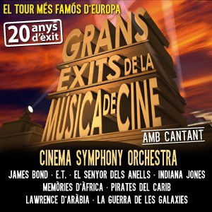 Concert de bandes sonores. Cinema Symphony Orchestra