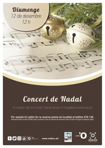 Concert de Nadales amb la Coral Casamanya