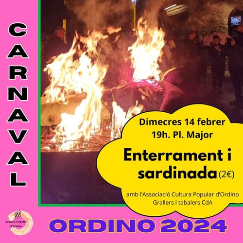 Enterrament del Carnestoltes i lectura del testament