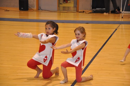 Exhibició gimnàstica rítmica 