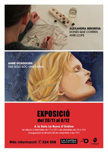 Exposició d'Alexandra Sergeeva i Anne Goasguen