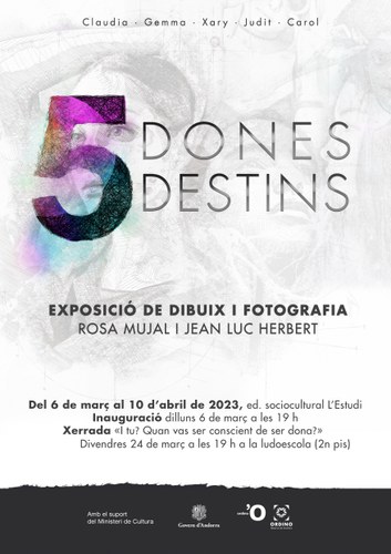 Exposició de fotografia i dibuix '5 dones 5 destins'