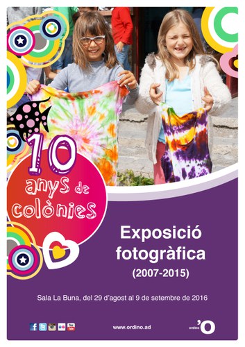 Exposició de fotografies '10 anys de colònies d'estiu'