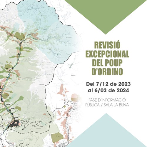 Exposició de la revisió excepcional del POUP d'Ordino