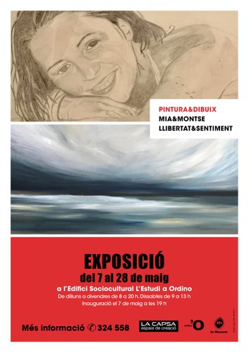 Exposició 'Pintura&dibuix, Mia&Montse, llibertat&sentiment"