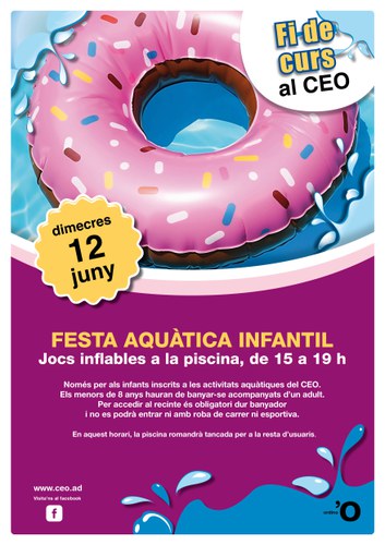 Festa fi de curs activitats aquàtiques del CEO