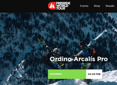 Freeride World Tour  Ordino Arcalís Pro