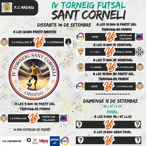 IV Torneig Futsal Sant Corneli