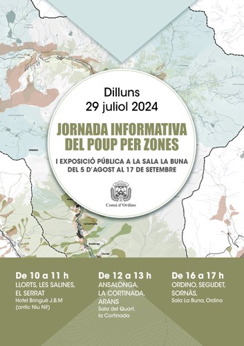 Jornada informativa del POUP per zones