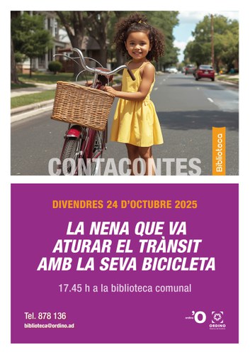 La nena que va aturar el trànsit amb la seva bicicleta