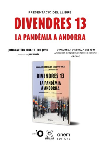 Presentació del llibre Divendres 13, la pandèmia a Andorra