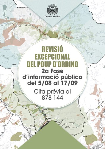 Segona exposició pública de la revisió excepcional del POUP