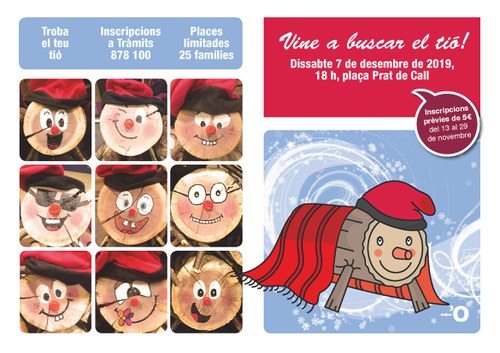 Vine a buscar el tió de Nadal!