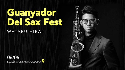 Wataru Hirai & Rin Arai - guanyador Sax Fest