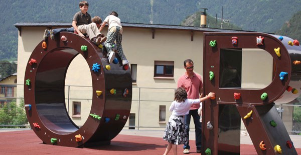 Rocòdrom infantil, Ordino