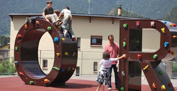 Rocòdrom infantil, Ordino