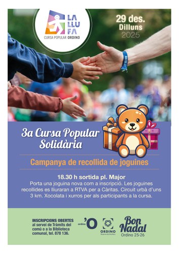 🎉 Torna La Llufa, la cursa més divertida i solidària d’Ordino! 🎄👟