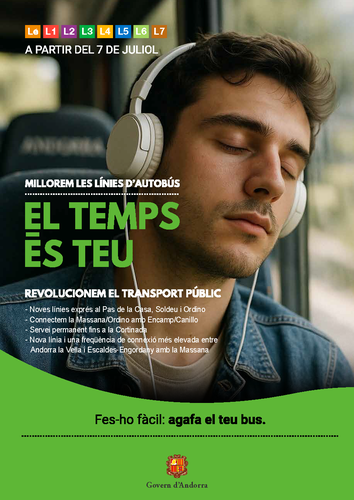 📢 Entrada en funcionament de les noves línies de bus Nacional