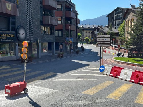 ⚠️Atenció! Nous canvis a la circulació d'accés al centre d'Ordino