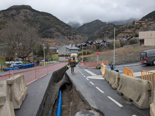 Afectacions al trànsit per obres a la xarxa d'aigua