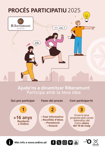 El Comú d’Ordino amplia una setmana el termini per presentar propostes al procés participatiu de Riberamunt