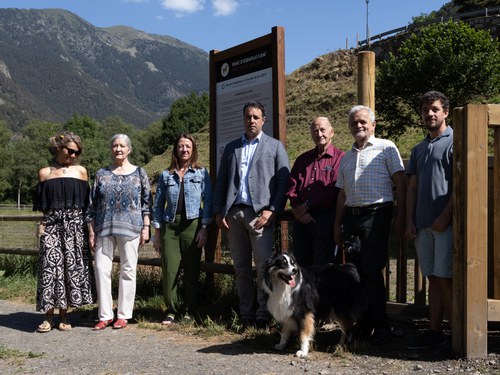 El Comú d'Ordino inaugura un parc caní al Prat de la Molina, a Sornàs, amb més de 5.000 m²