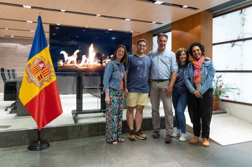 Els cònsols d'Ordino reben el fallaire major de les Valls d'Andorra