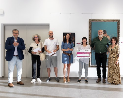 L'artista Yolanda Sanmarcos, guanyadora de la quarta edició de l'Ordino Jardins d'Art