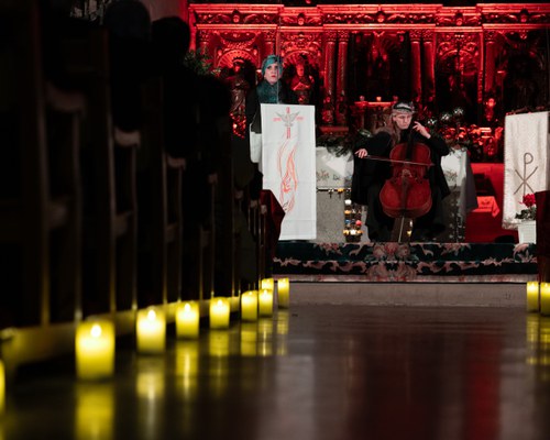 L'església parroquial d'Ordino s'omple de gom a gom per acollir per primer cop el Cant de la Sibil·la la nit de Nadal