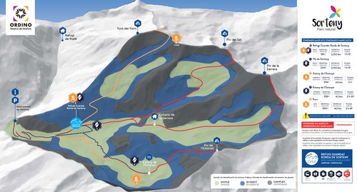 Nous circuits d'skimo i raquetes al Parc natural de la vall de Sorteny